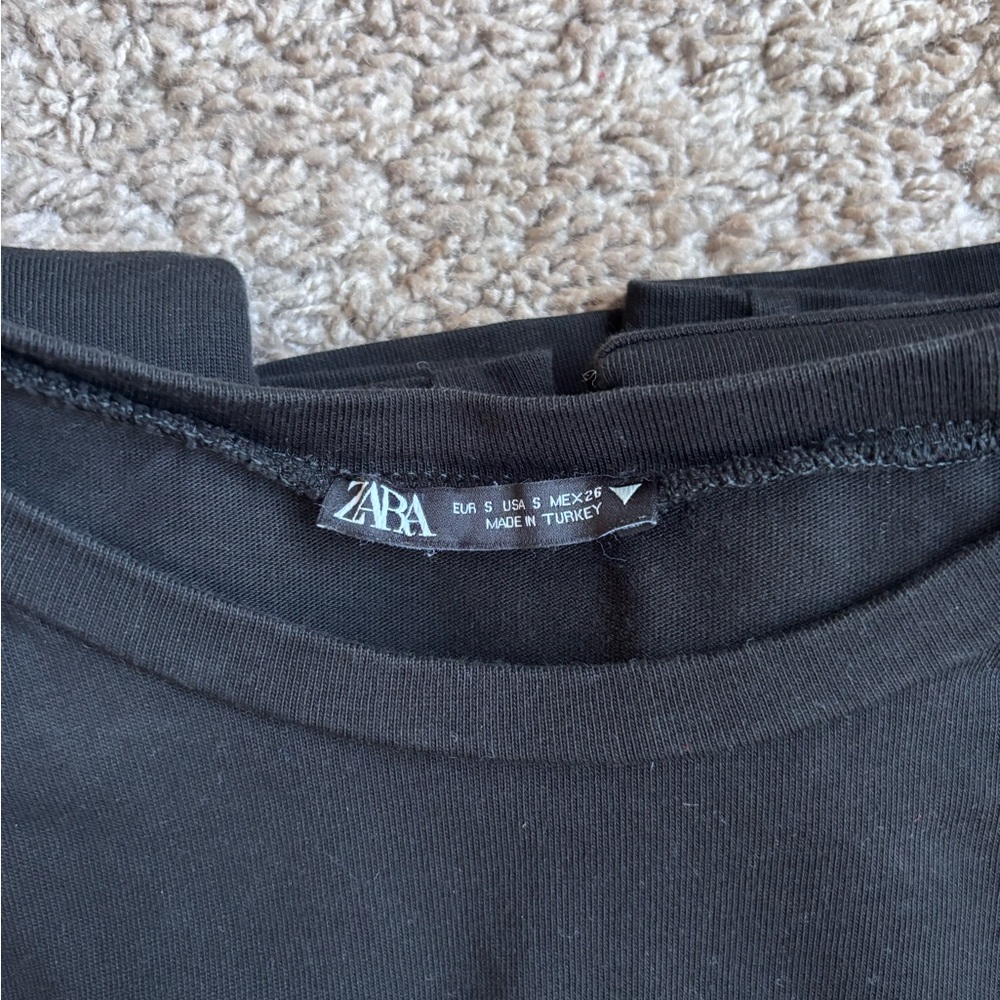Zara Black Sleeveless Mini Dress - Picture 2 of 2